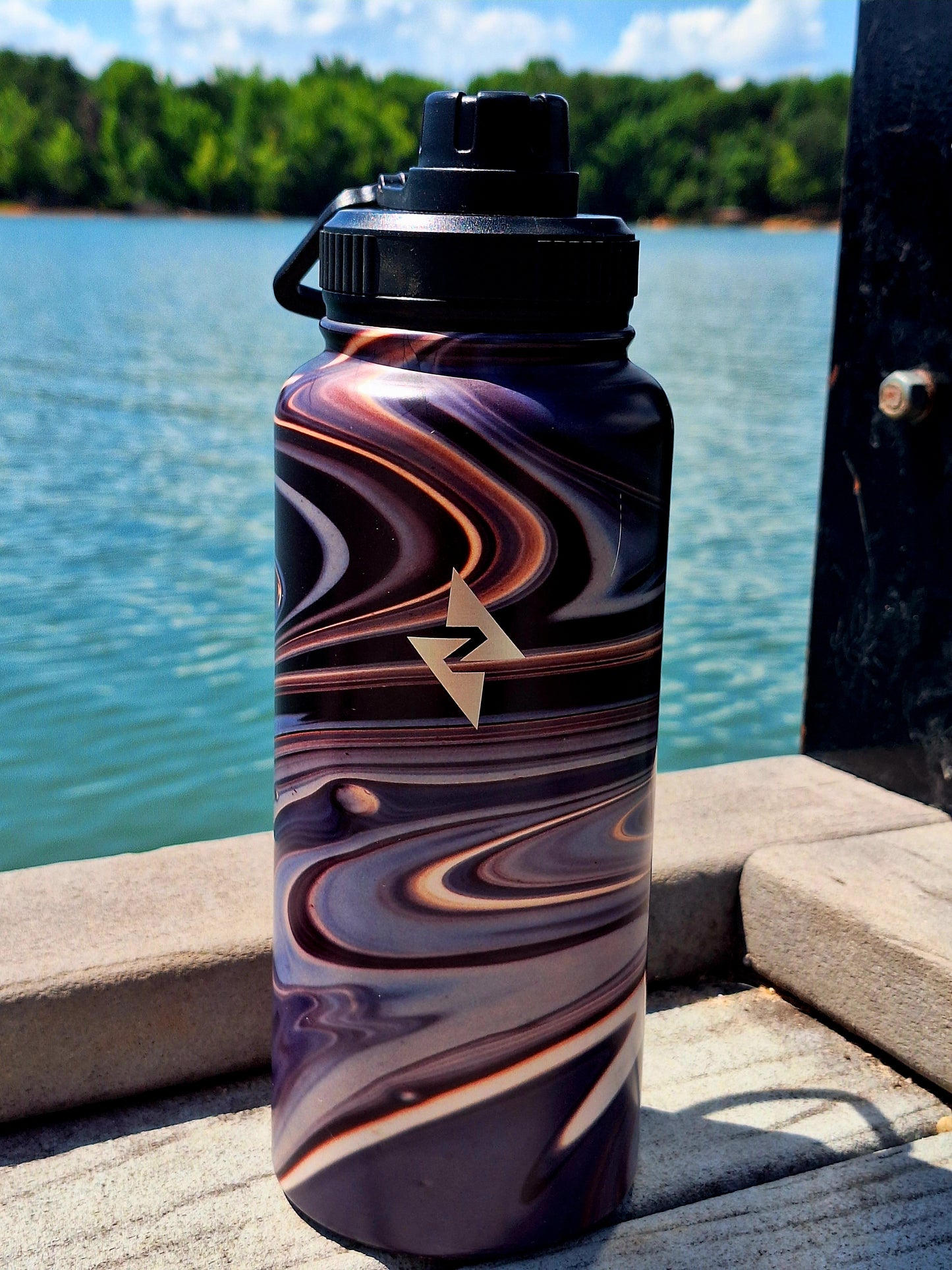 Midnight Oasis Metal Waterbottle-SPECIAL DESIGN