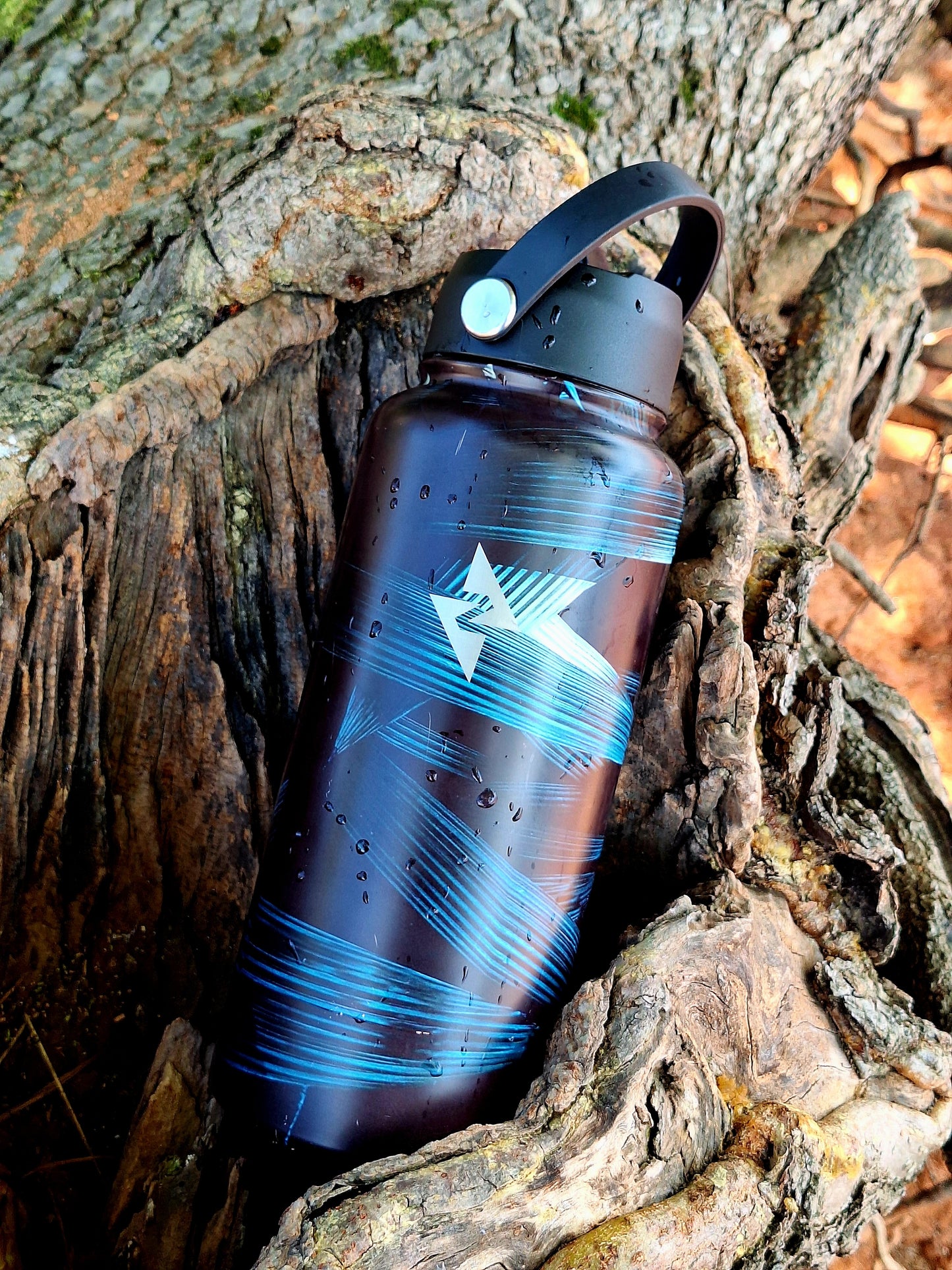 Atherial Green Obsidian Metal Waterbottle-SPECIAL DESIGN