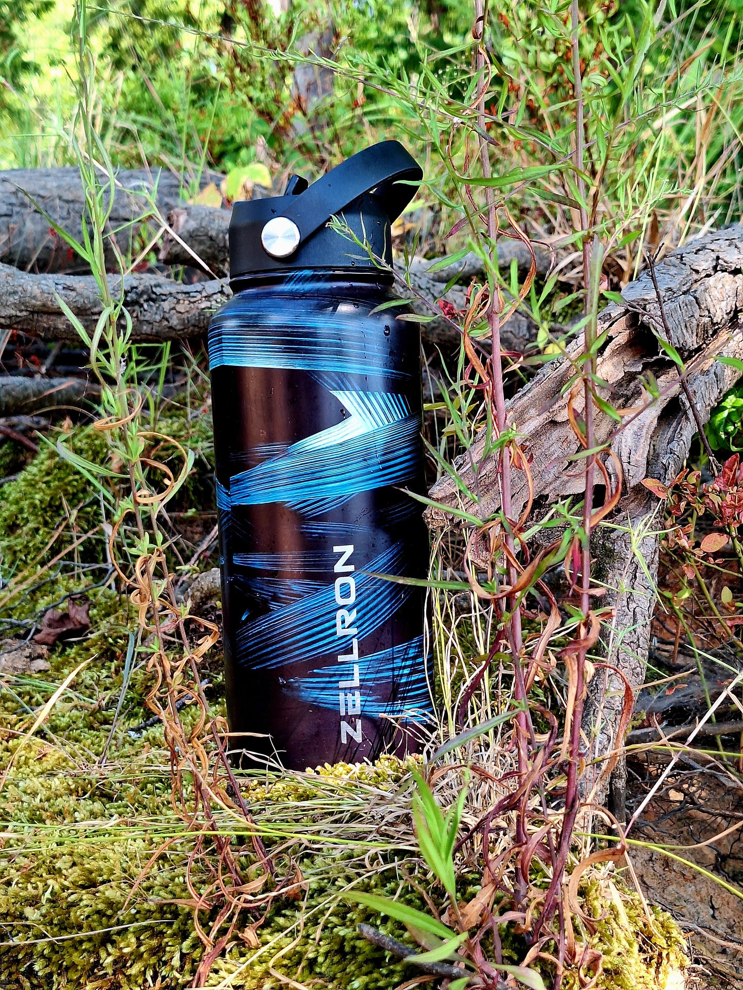 Atherial Green Obsidian Metal Waterbottle-SPECIAL DESIGN